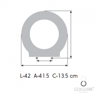 ASIENTO y TAPA EIZAGUIRRE PARA STARCK 1 DURAVIT